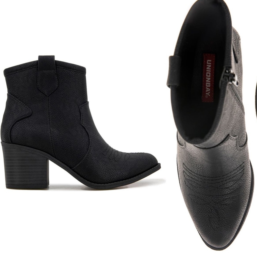 Union Bay Cowgal Boot (black)